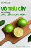 Vỏ Trái Cây Và Những Công Dụng Không Tưởng