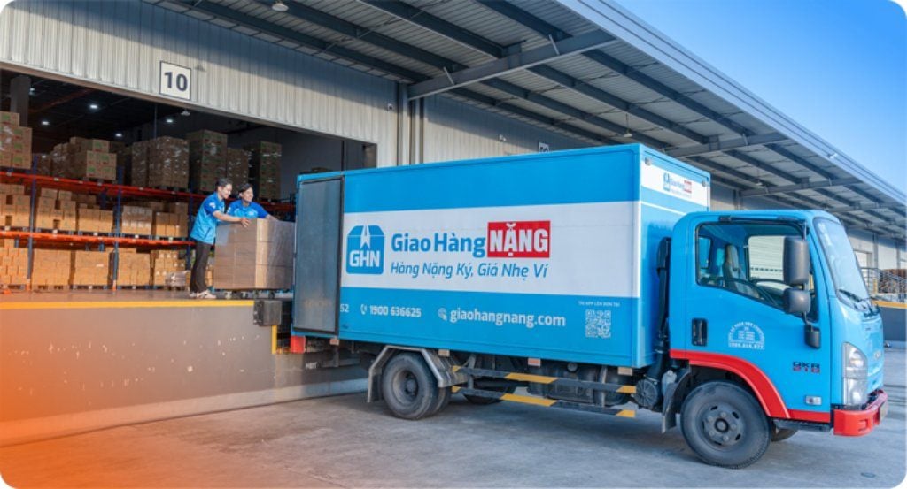 Dịch vụ xe tải giao hàng của Giao Hàng NẶNG nhanh, an toàn