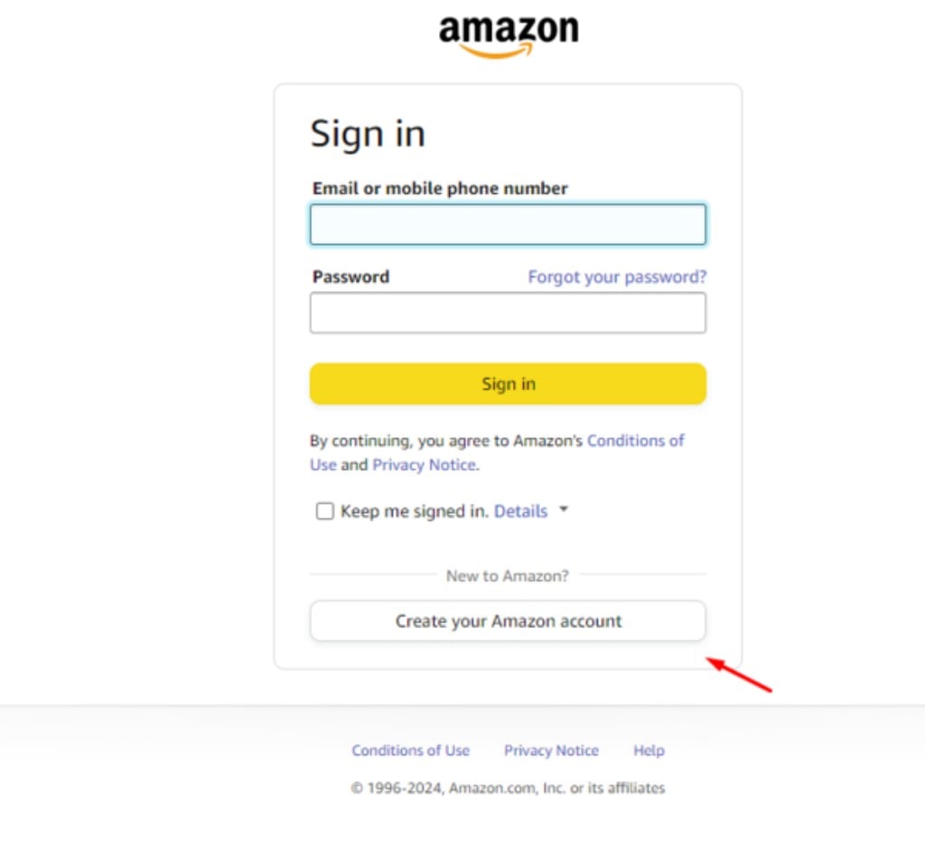 Đăng ký bán hàng trên Amazon Seller Central