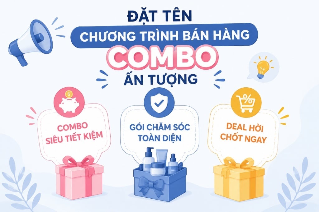 Đặt tên gói combo ấn tượng