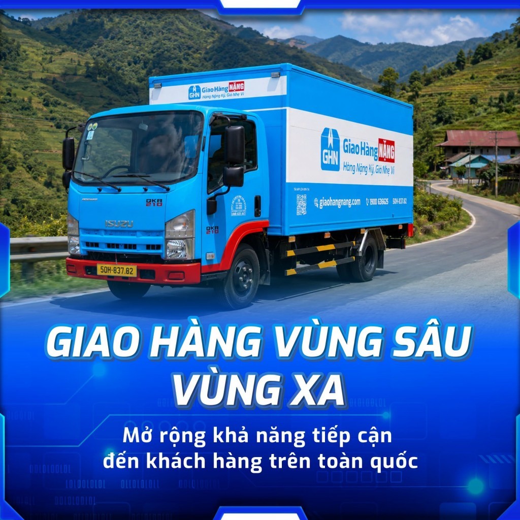 Mạng lưới bưu cục Giao Hàng NẶNG