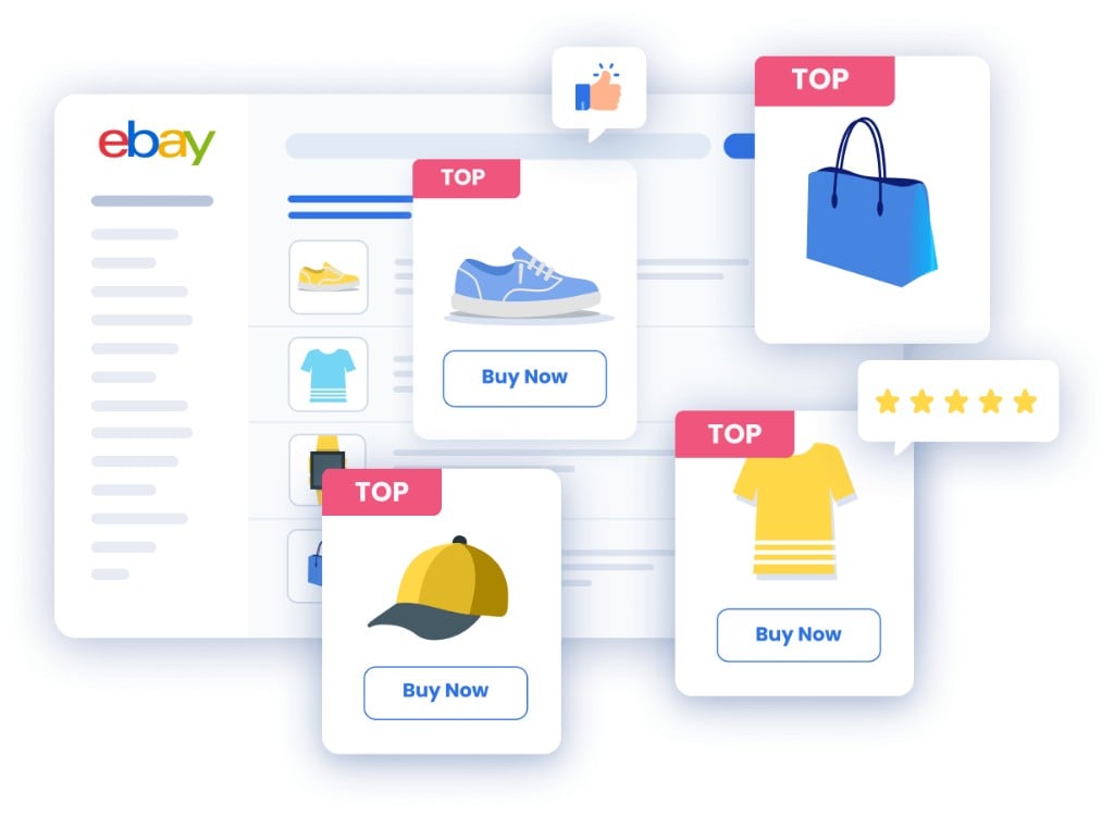Đánh giá độ uy tín người bán trên eBay khi tìm kiếm nguồn hàng