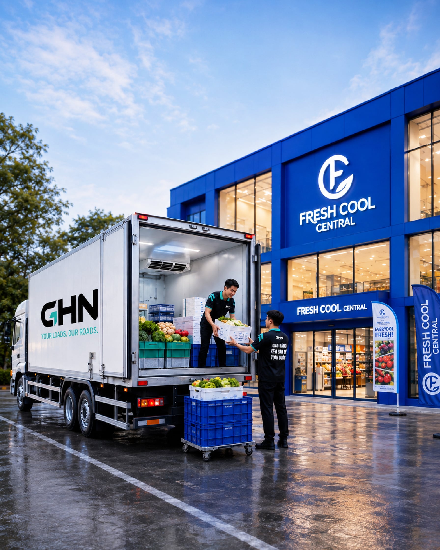 GIẢI PHÁP LOGISTICS CHUYÊN BIỆT
CHO NGÀNH SIÊU THỊ THỰC PHẨM
