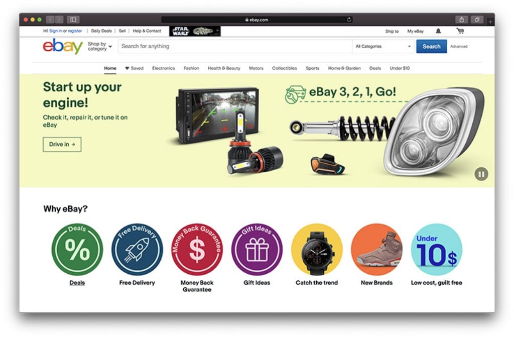 eBay nền tảng thương mại điện tử quốc tế lớn của Mỹ