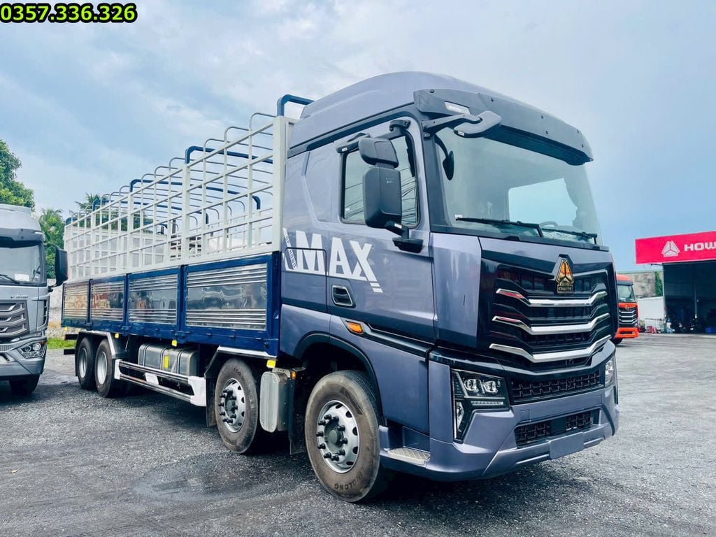 XE TẢI HOWO MAX 4 CHÂN 350 HP – XE TẢI GIA ĐÌNH