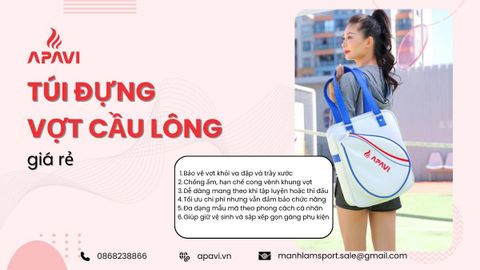 Túi đựng vợt cầu lông giá rẻ - TOP những mẫu được ưa chuộng nhất