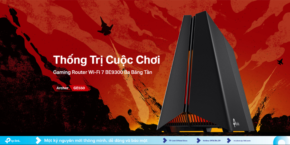 Archer GE550: Router Wi-Fi 7 Được Thiết Kế Cho Game Thủ Thời Đại Mới