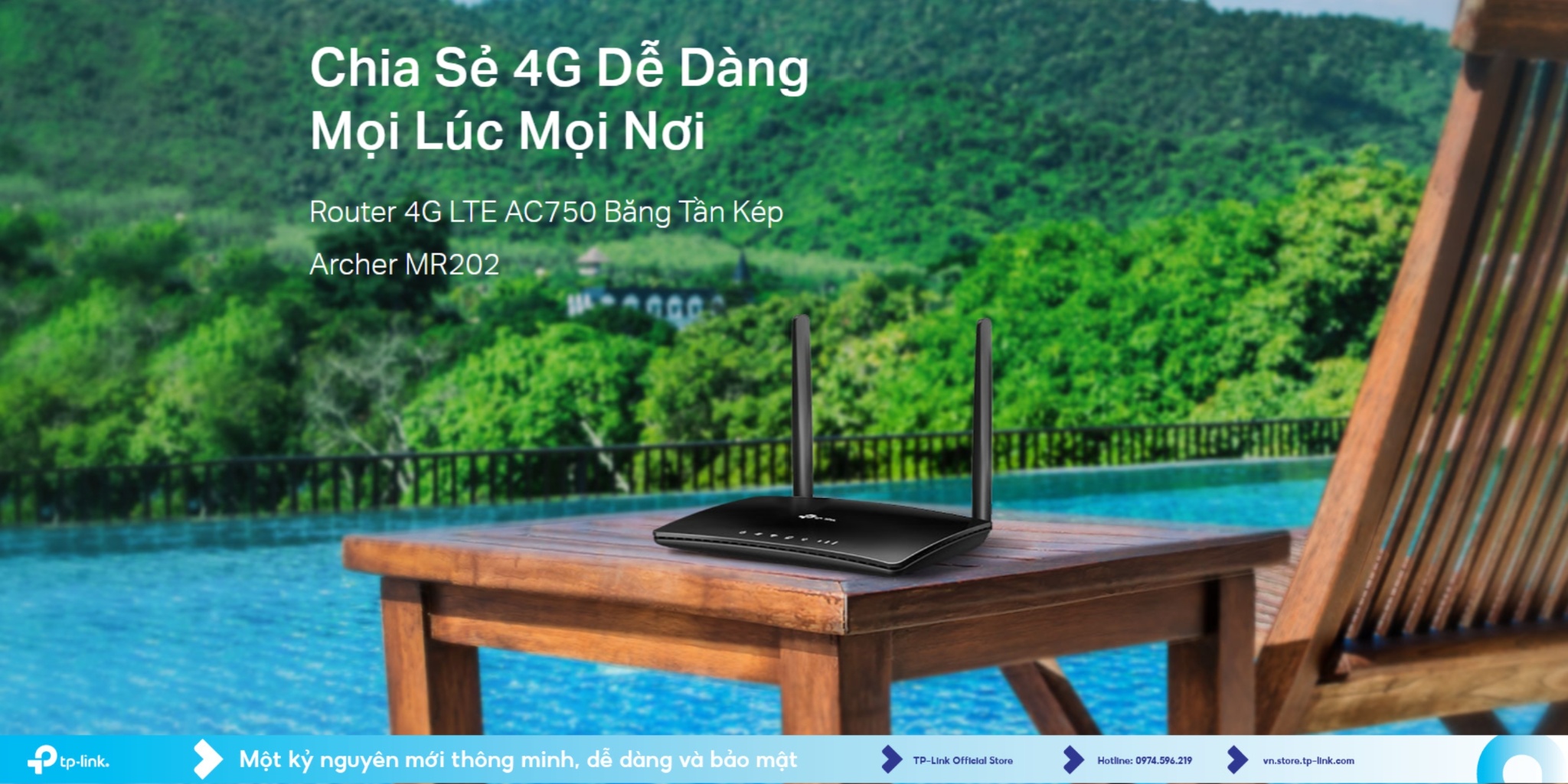 Bộ phát WiFi 4G TP-Link Archer MR202: Cắm SIM là dùng, băng tần kép 4G