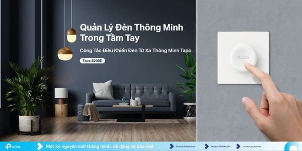 Tapo S200D công tắc thông minh điều chỉnh độ sáng linh hoạt