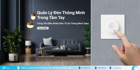 Tapo S200D công tắc thông minh điều chỉnh độ sáng linh hoạt