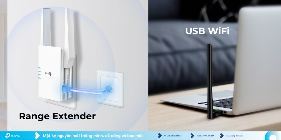 Range Extender Hay USB WiFi: Giải Pháp Nào Giúp Mạng Mạnh Hơn?