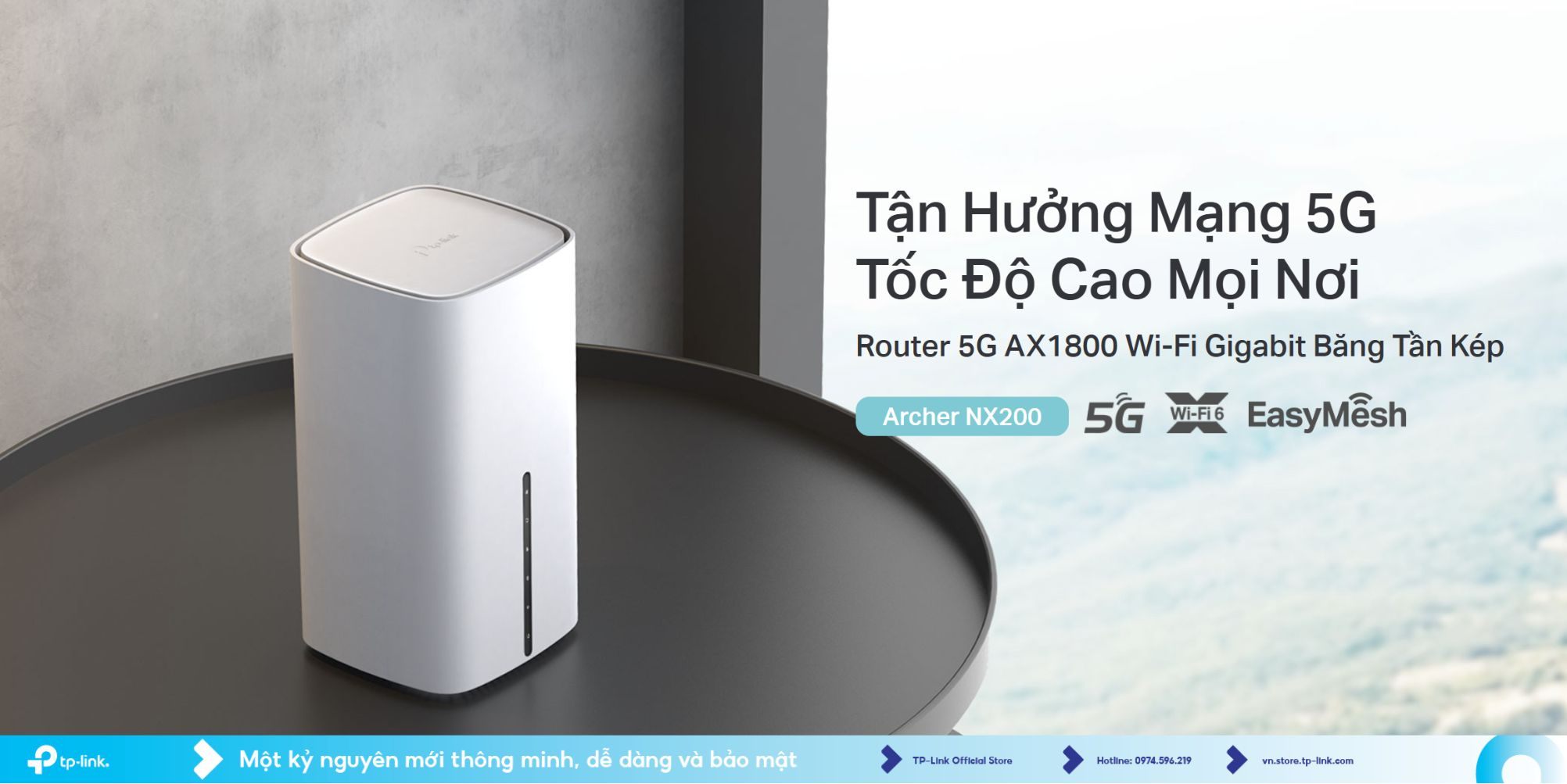 TP-Link Archer NX200: Kết nối 5G tốc độ cao, Wi-Fi 6 ổn định