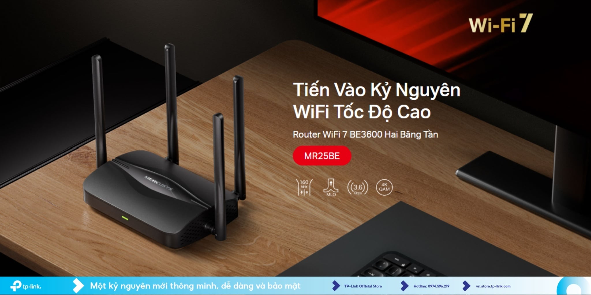 Đánh Giá Mercusys MR25BE: Router Wi-Fi 7 BE3600 Băng Tần Kép