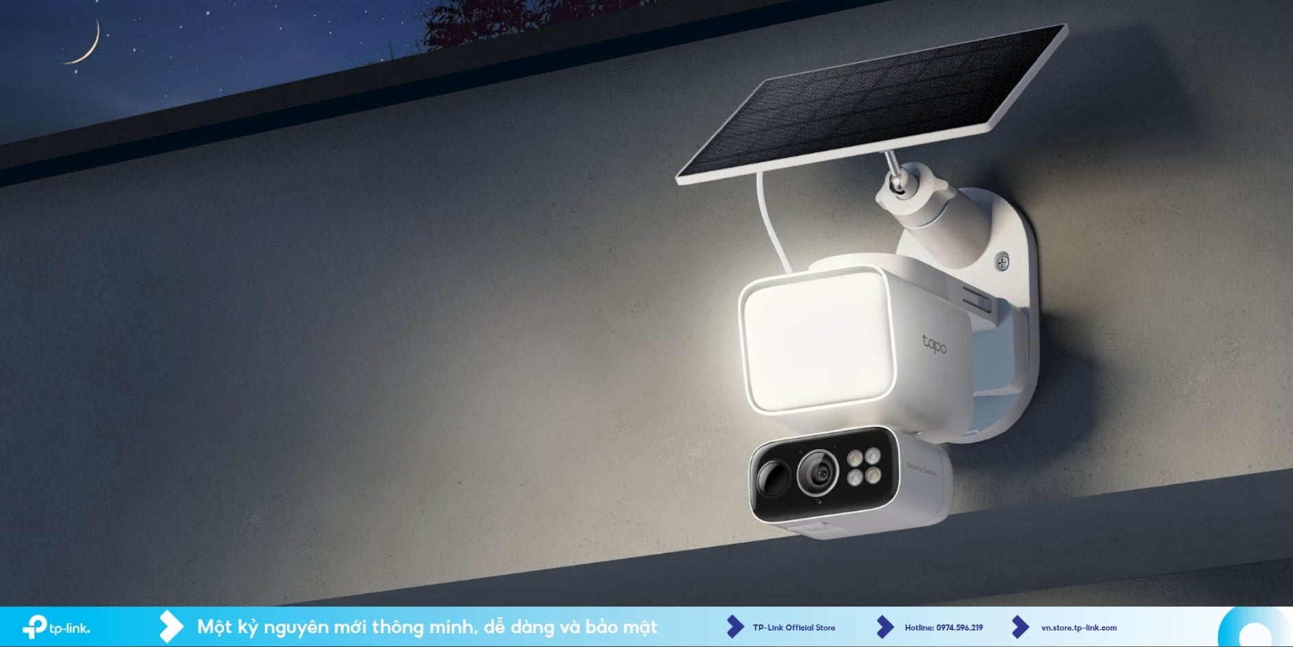 Tapo C615F KIT | Camera Wi-Fi 2K Năng Lượng Mặt Trời Tích Hợp Đèn Pha