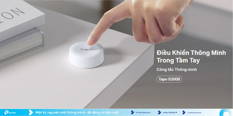 Công Tắc Thông Minh Tapo S200B: Kích Hoạt Nhiều Thiết Bị Chỉ Với Một Chạm