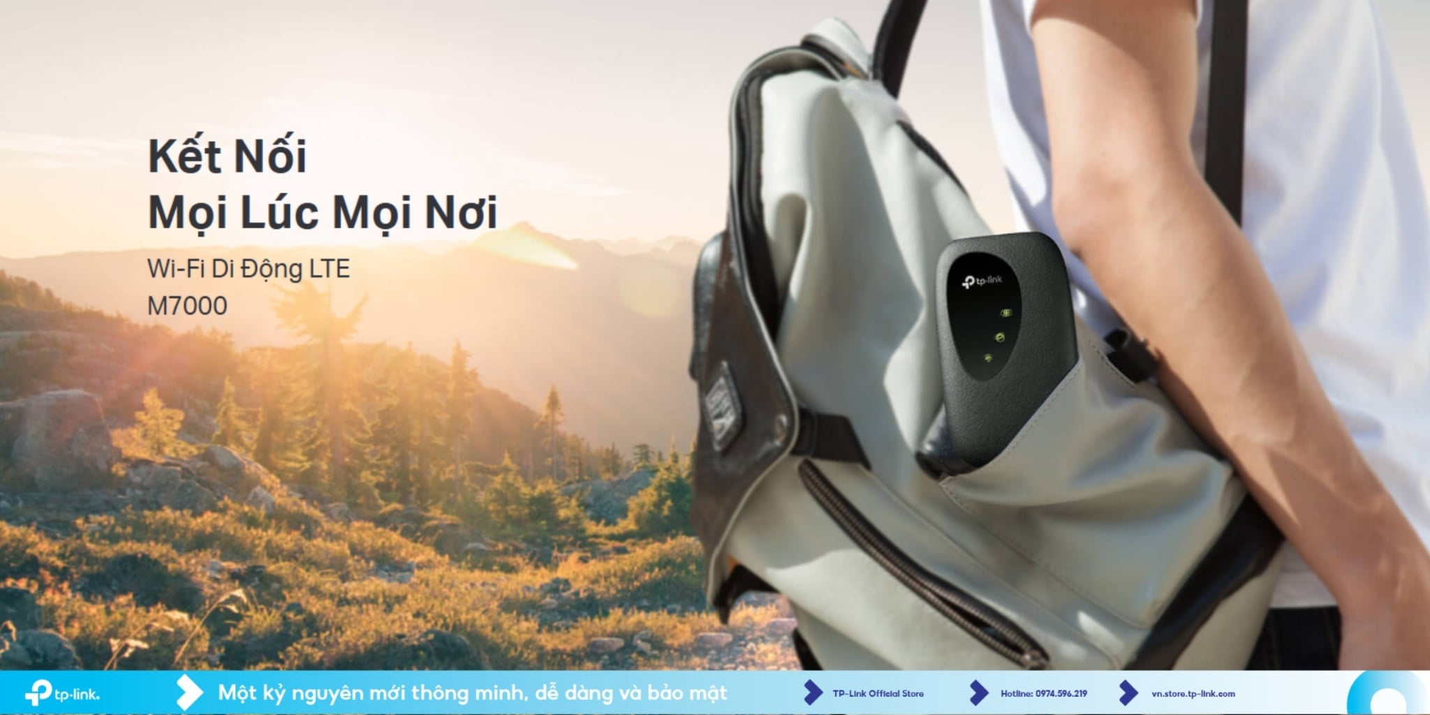 Vì sao nên mua bộ phát Wi-Fi di động 4G LTE TP-Link M7000?