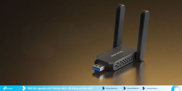 USB WiFi 6 MERCUSYS MA72XH AX1800 Độ Lợi Cao Cho PC, Laptop