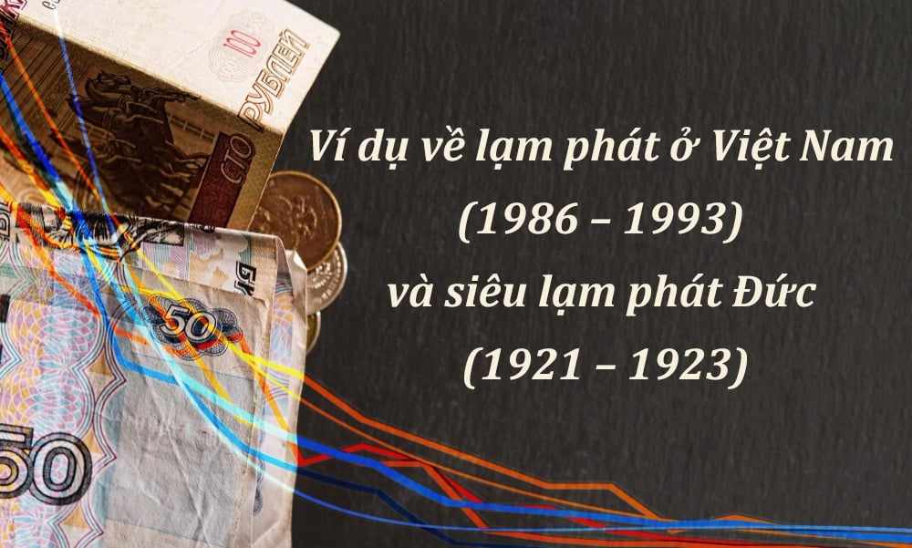 Ví dụ về lạm phát ở Việt Nam (1986 – 1993) và siêu lạm phát Đức (1921 – 1923)