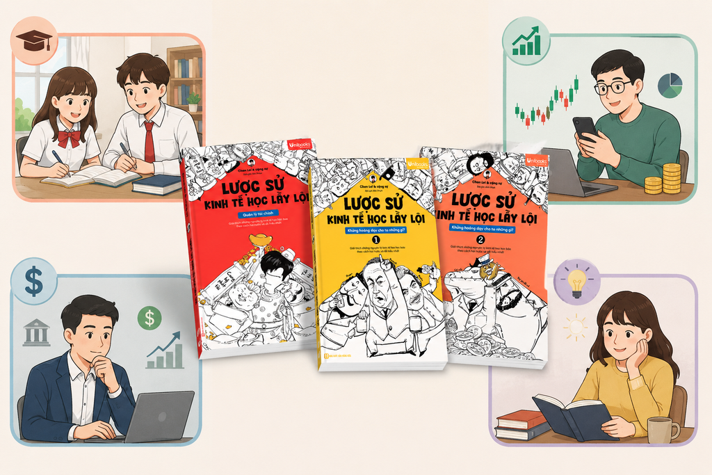 Học sinh, sinh viên. người làm marketing, kinh doanh, quản lý hay nhà đầu tư là những đối tượng phù hợp với bộ sách