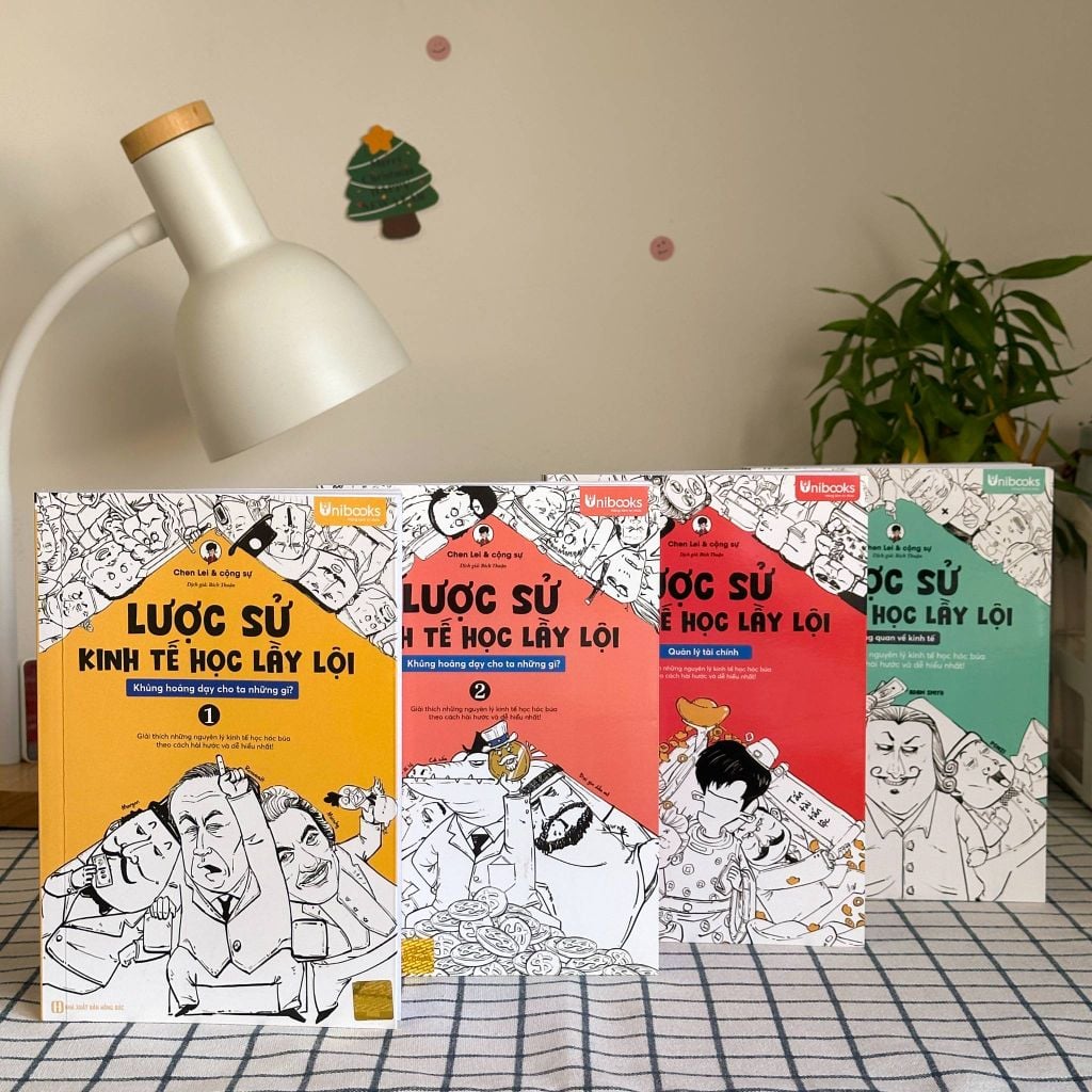 Bộ sách Lược sử kinh tế học lầy lội 4 cuốn
