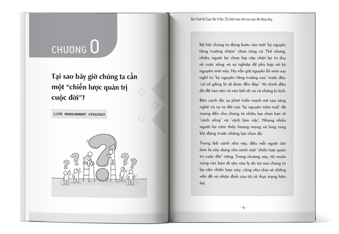 Nội dung trong cuốn sách Bản thiết kế cuộc đời vĩ đại – 20 chiến lược kiến tạo cuộc đời đáng sống