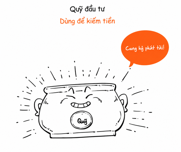 Quỹ đầu tư sẽ dùng tiền của các nhà đầu tư để mua các sản phẩm tài chính