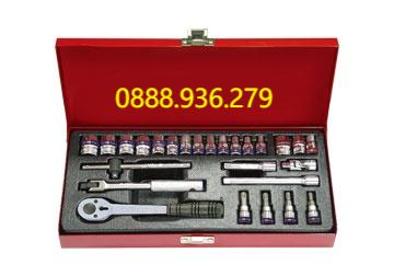 Bộ Tuýp 26 Chi Tiết Hệ Inch Và Hệ Mét Kingtony 2526Cr