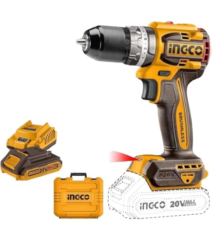 Máy khoan pin 20V INGCO CDLI20602 lực siết 60Nm