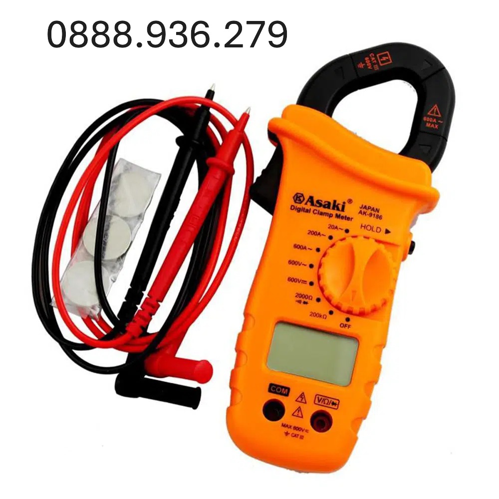 Ampe kìm Asaki AK-9186 chính hãng