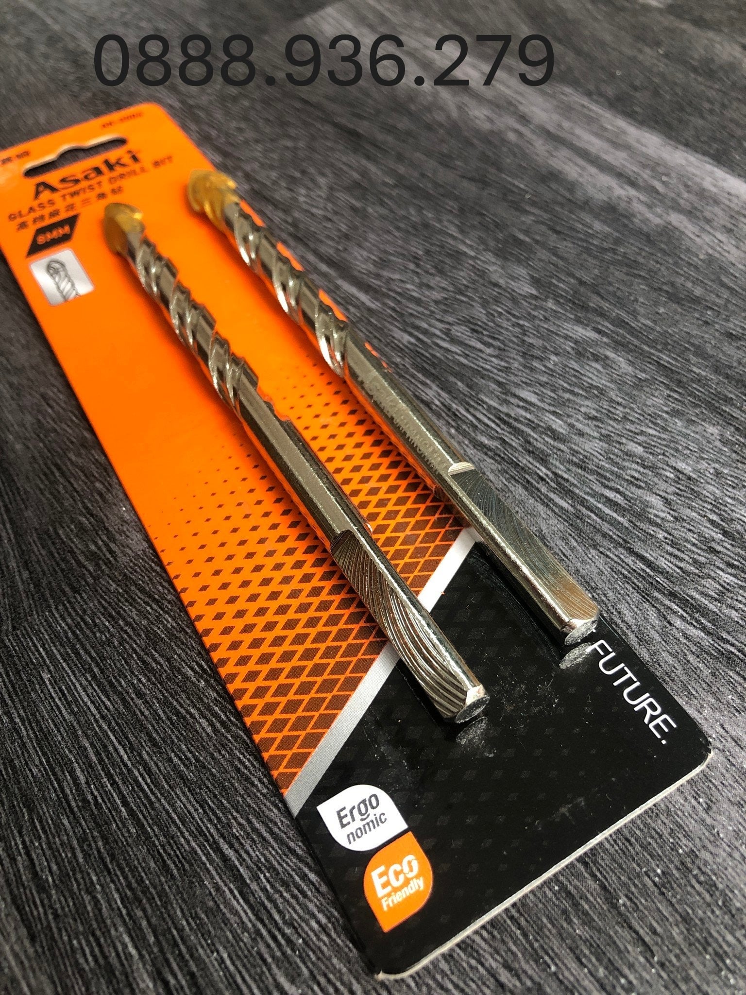 Mũi khoan kiếng Asaki AK-3504 phụ kiện khoan kiếng