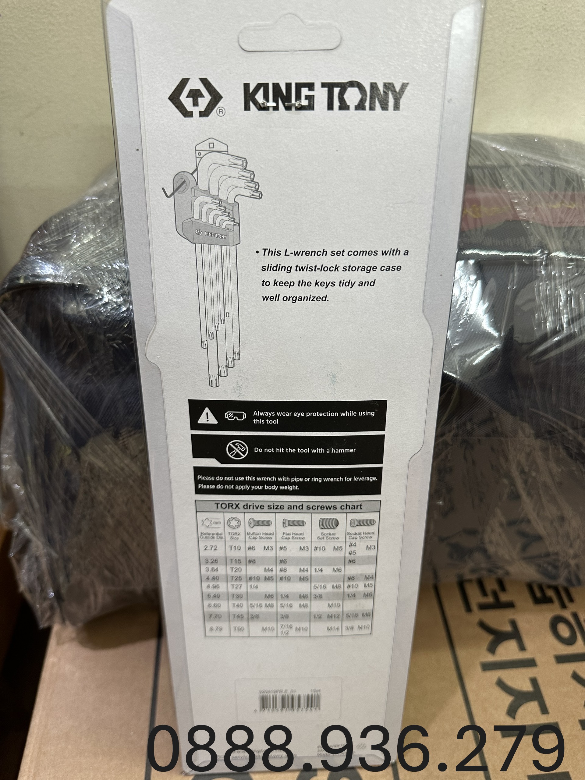 Bộ Chìa Lục Giác Đầu Bi Kingtony 20419PR - Giá Tốt, Chính Hãng ...