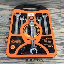 Bộ cờ lê vòng miệng tự lắc Asaki AK-7734