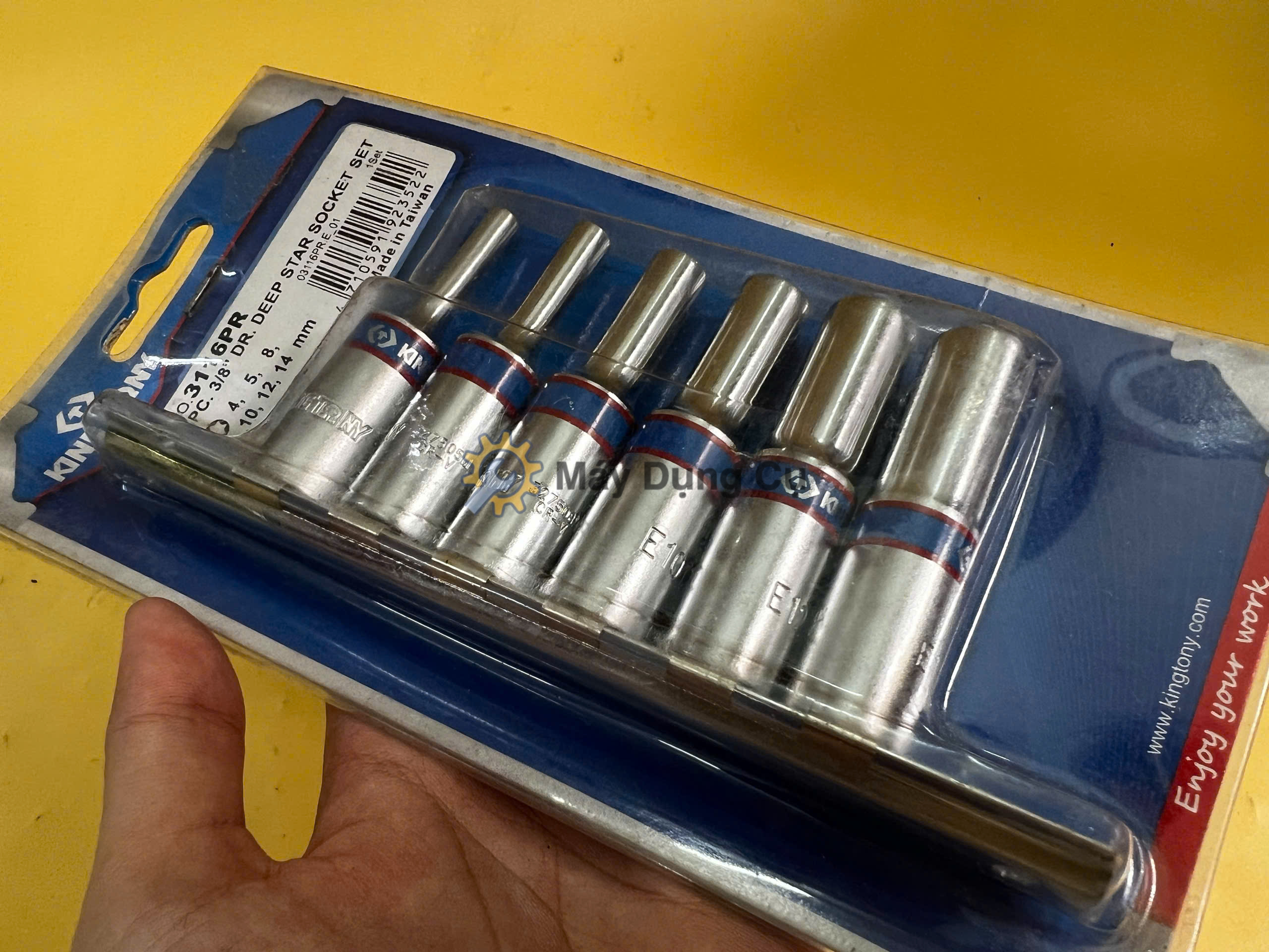 Bộ đầu tuýp allen 3/8 Kingtony 3116PR hex bit socket