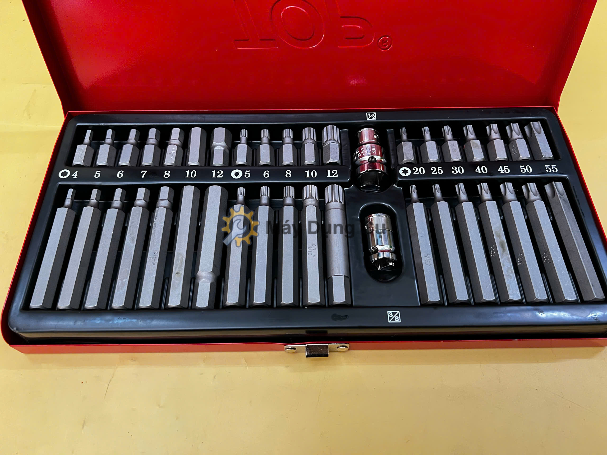 Bộ lục giác 40 chi tiết TOP TBS-11026 dùng cho gara và xưởng cơ khí