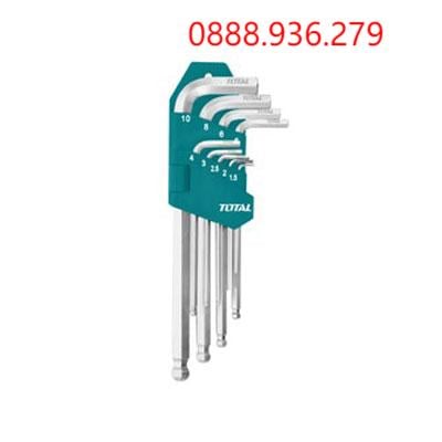 Bộ lục giác đầu bi dài 9 chi tiết Total THT106292 - hình 3