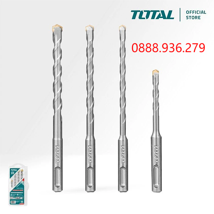 Bộ mũi khoan bê tông Total TACSD1945 - hình 2