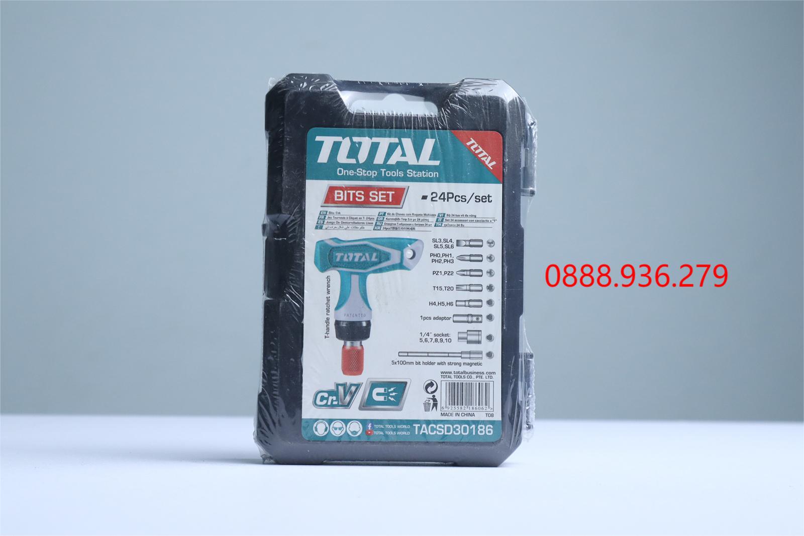 Bộ mũi vít 18 chi tiết Total TACSD30186 - Hình 1