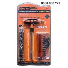 Bộ Mũi Vít Đầu Tuýp Asaki AK-6357 Chính Hãng