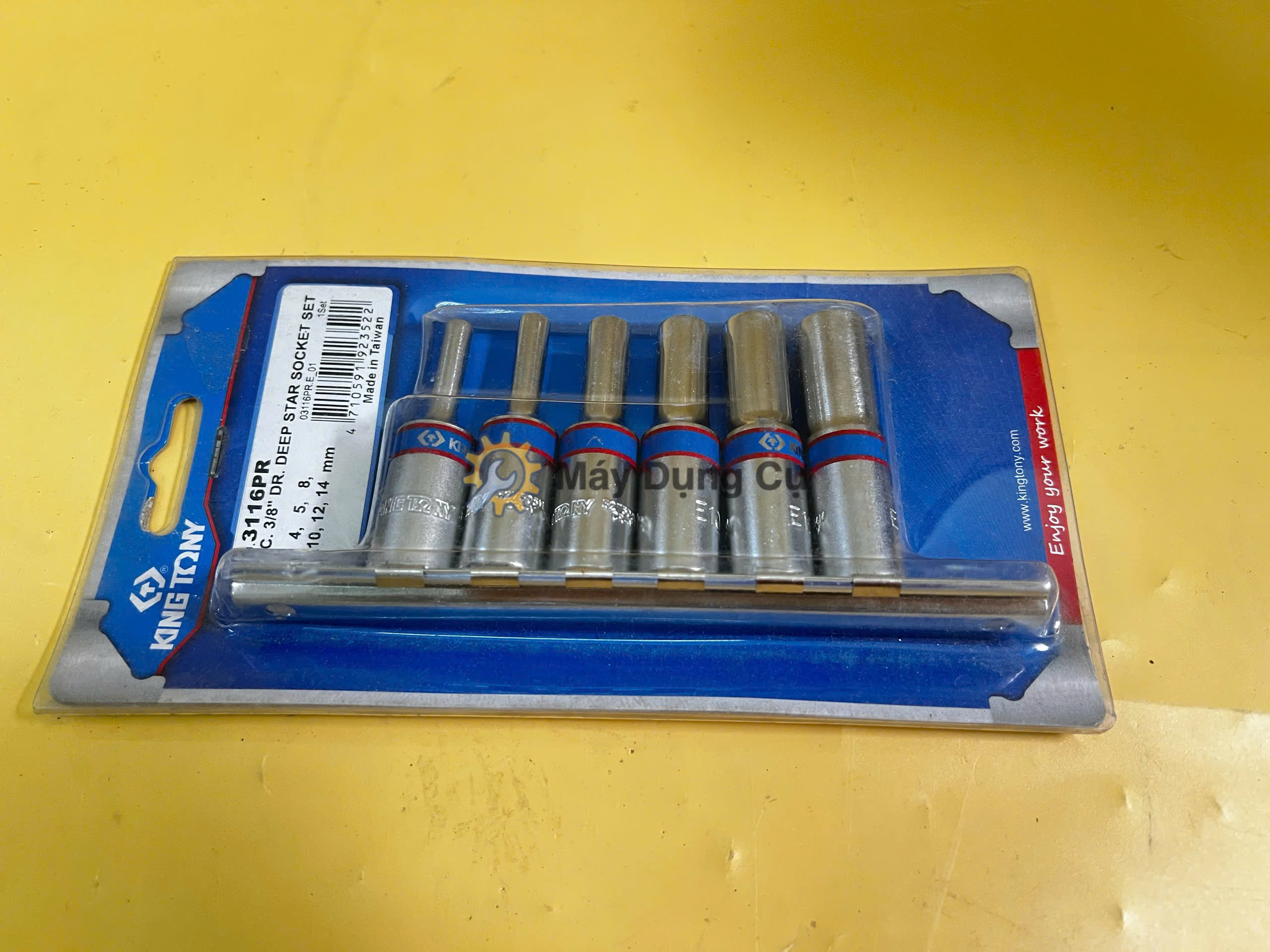 Bộ tuýp lục giác âm Kingtony 3116PR chuẩn 3/8 inch