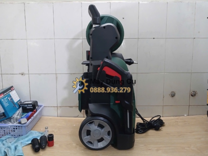 Máy phun xịt Bosch Advanced Aquatak 140 toàn thân máy nhìn ngang