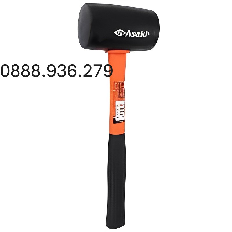 Búa cao su đen cán nhựa Asaki AK-9727 bền đẹp