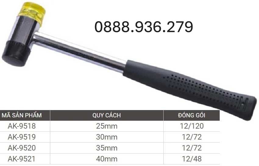 Búa nhựa Asaki AK-9520 chính hãng