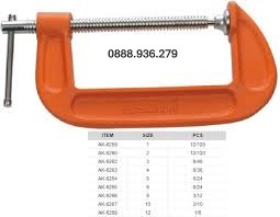 Cảo Chữ C 6 Inch Asaki AK-6265 Chính Hãng