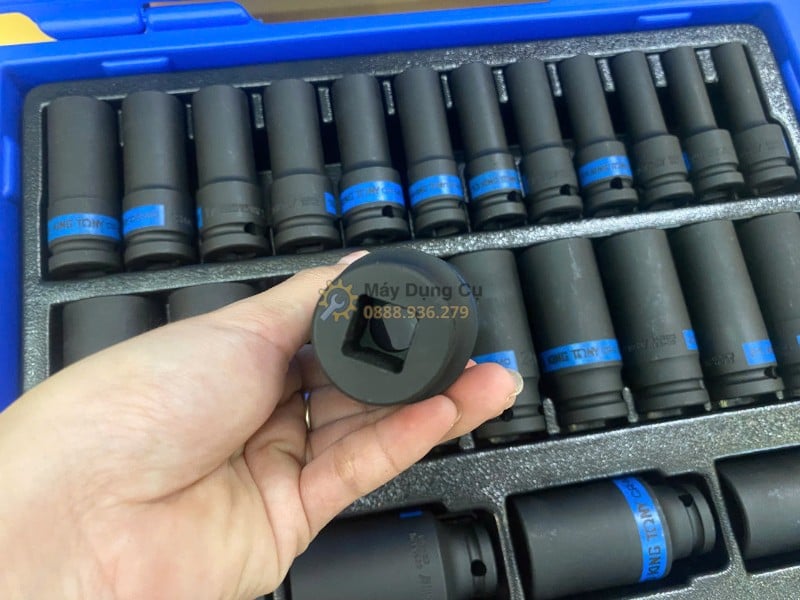 Chi tiết các đầu tuýp lục giác ngắn trong bộ Kingtony 4435MP
