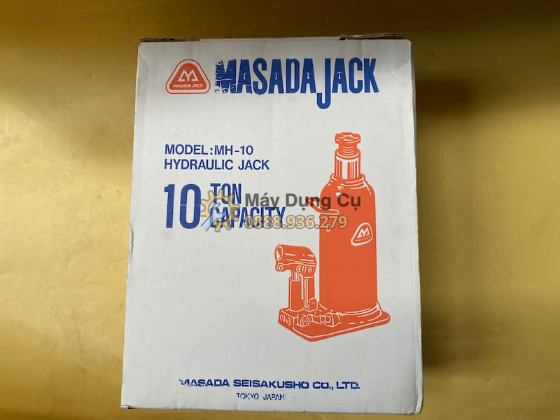 Con đội thủy lực 10 tấn Masada MH-10 chính hãng Made in Japan
