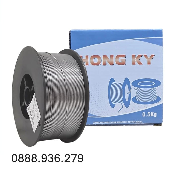 Cuộn dây hàn Mig không dùng khí 1.0mm Hồng Ký giá tốt