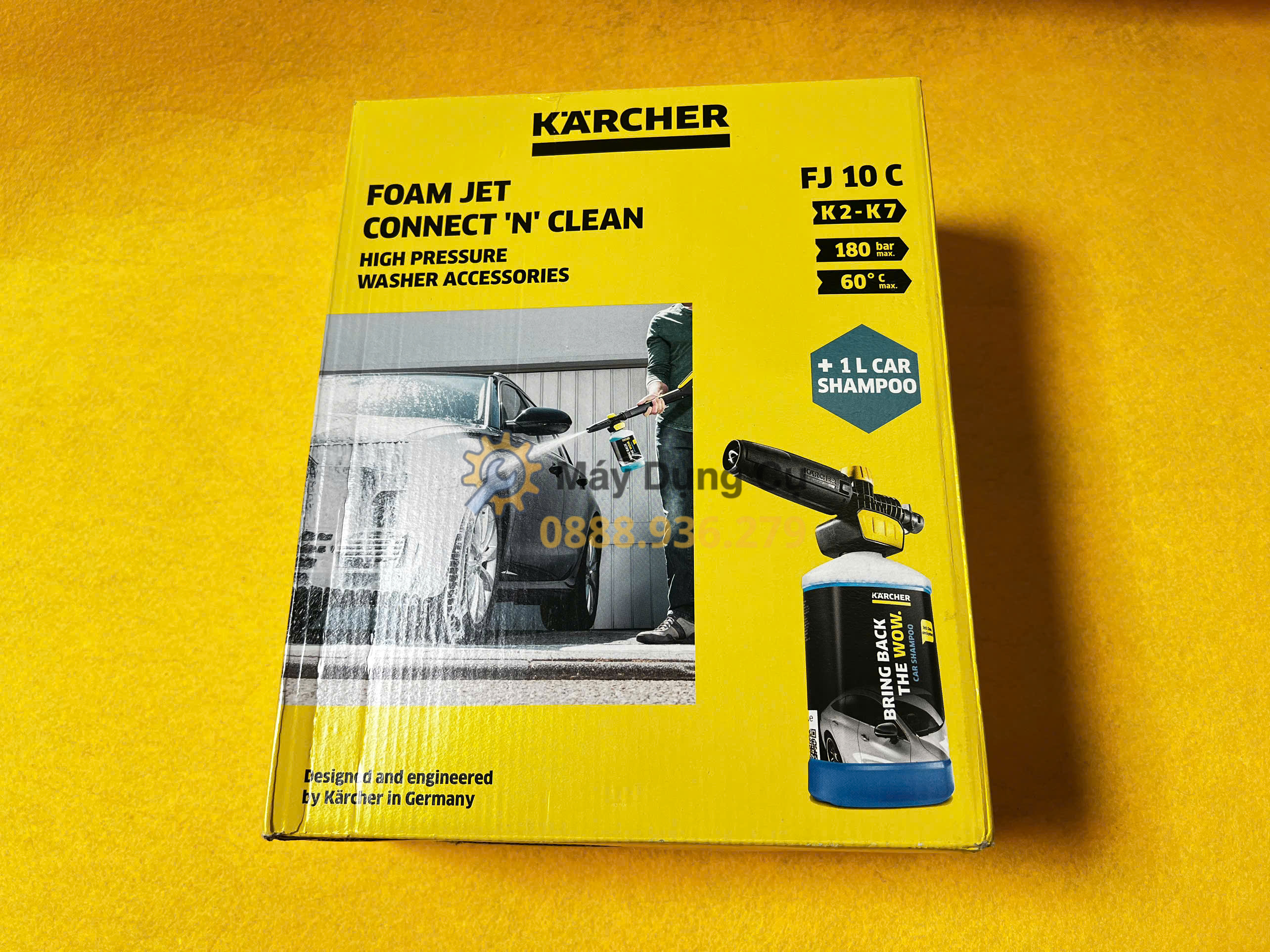 Đầu phun tạo bọt FJ10 Karcher 2.643-144.0 rửa xe 3 trong 1