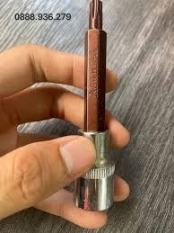 Đầu tuýp 6 góc T40 x 100mm Asaki AK-7245 cao cấp