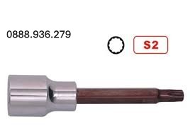 Đầu tuýp Asaki AK-7241 thép Cr-V chống gỉ