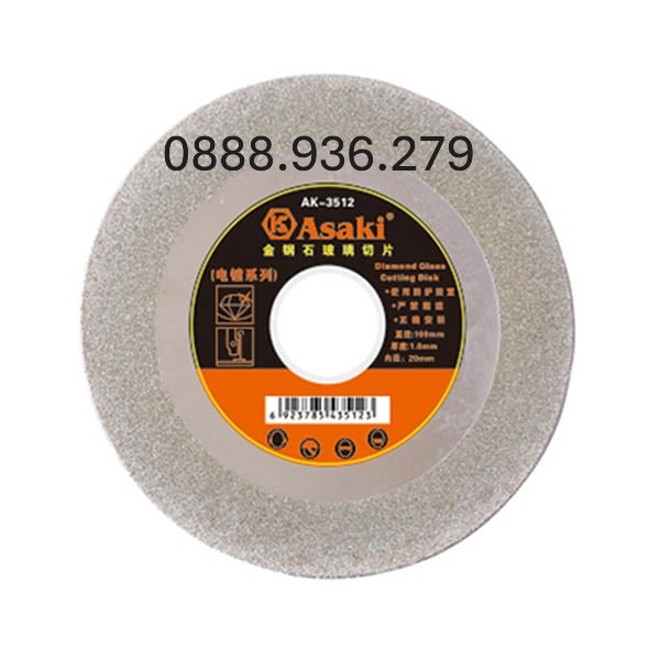 Đĩa cắt kính Asaki AK-3512 bền bỉ